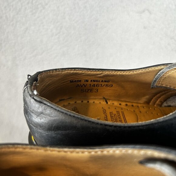 Dr. Martens 1461 3 Eye Leather Oxford Shoes Size 3 AW4 1461/59 KD43469 - Picture 4 of 7